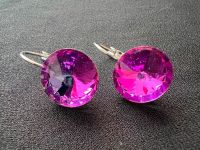 Swarovski Elements Rivoli 14 mm Ohrringe Ohrhänger Brisur rosa München - Pasing-Obermenzing Vorschau