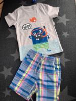 Next coole Shorts kariert & Nutmeg T-Shirt Sommer 116 110 Rheinland-Pfalz - Kalt Vorschau