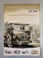 Büssing Typ 4000 Broschüre Prospekt LKW Oldtimer Niedersachsen - Velpke Vorschau