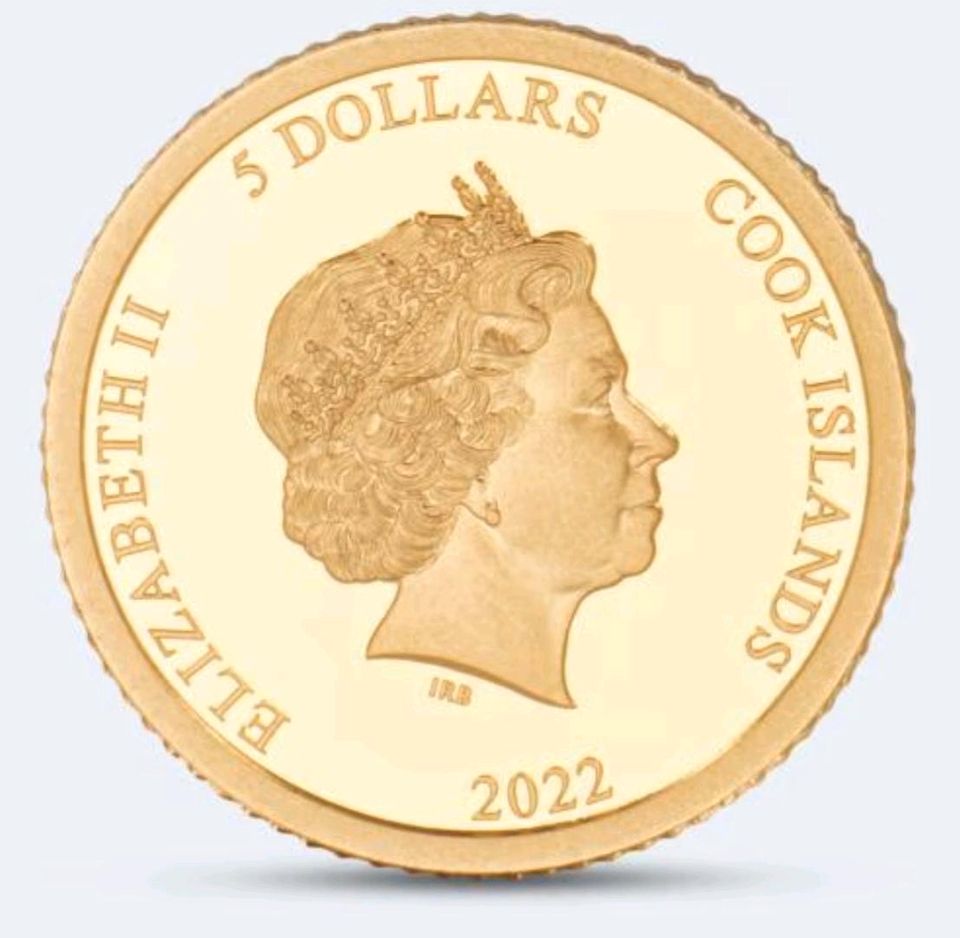 Goldmünze 0,5g Pharao Gold 5 Dollars in Paderborn