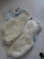 Fellweste Jeansweste Größe 38 H&M Hessen - Eschwege Vorschau
