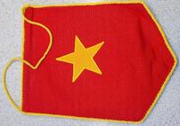 Tischbanner, Wimpel Vietnam, aus DDR Zeiten Schwerin - Altstadt Vorschau