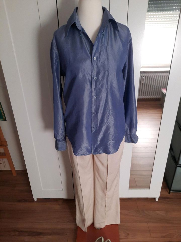 Seidenbluse lila 40 in Oldenburg