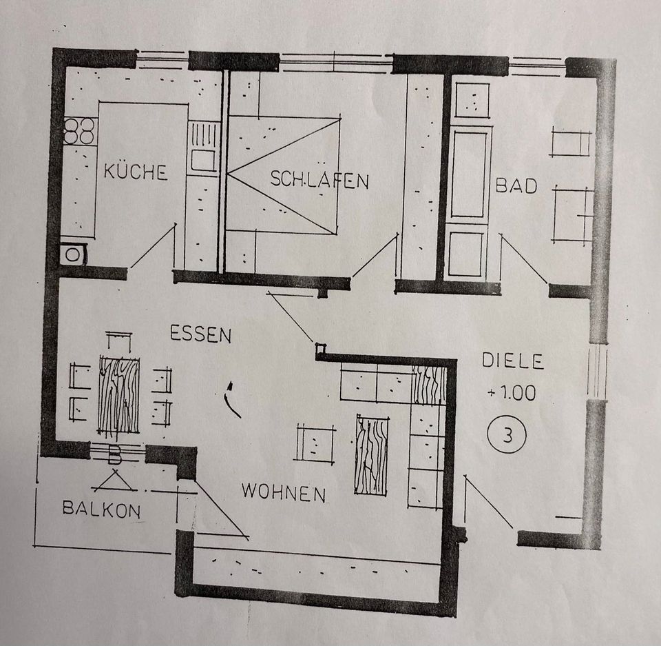 Schöne 2 Zimmer Wohnung in Illertissen zu vermieten ab 01.07.2024 in Illertissen