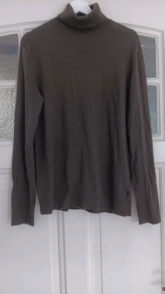 Khaki Rollkragen Pullover in Dortmund