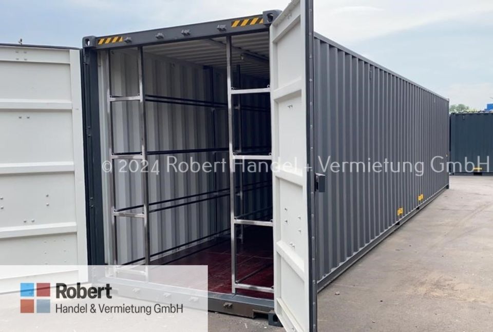 40 Fuß HC Reifencontainer Reifenlager Reifen Lager KFZ-Lager Regale in Frankfurt am Main