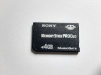 Original Sony Memory Stick Pro Duo 4GB Speicherkarte Karte Card 4 Bayern - Fürstenzell Vorschau