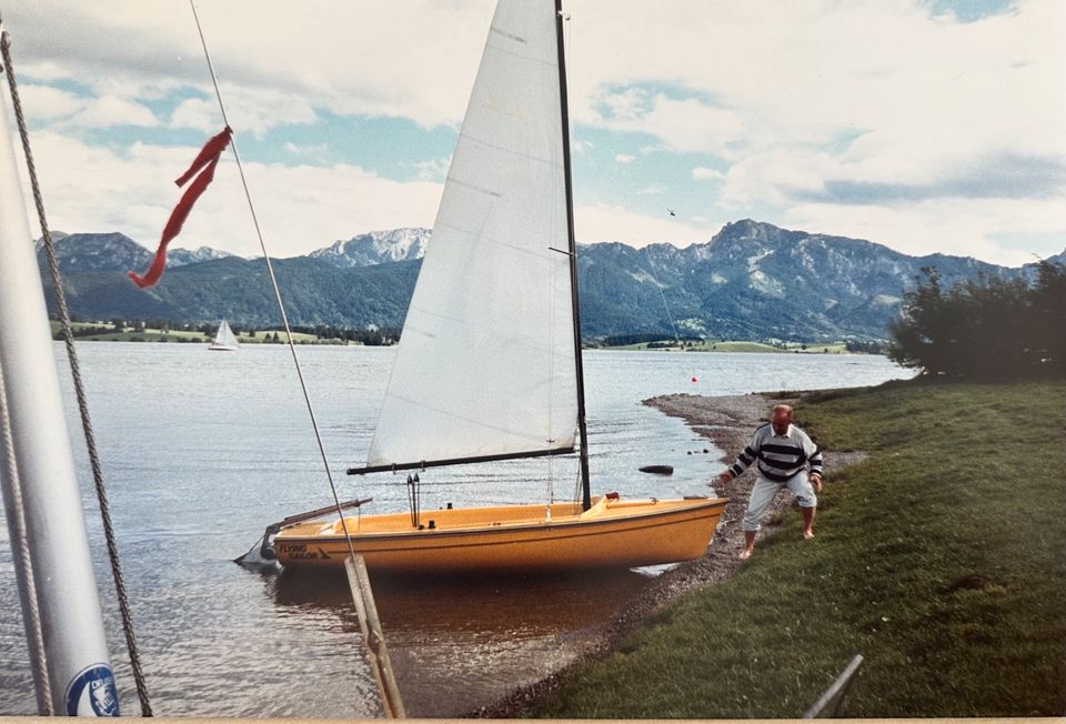 Jolle "Flying Sailor" aus der Bootswerft Illmensee in Aindling