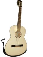 Konzertgitarre Ortega R121 7/8 WH TOP Gitarre mit viel Zubehör Hessen - Messel Vorschau