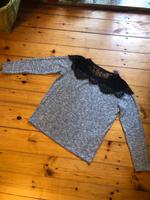 Langarmshirt mit Spitze Gr. S von „Only“ Berlin - Lichtenberg Vorschau