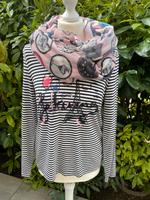 Langarmshirt von Taifun mit passendem Loopschal Rheinland-Pfalz - Wörrstadt Vorschau