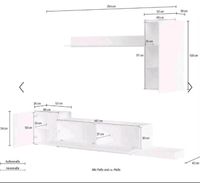 Weiße  Wohnwand Baden-Württemberg - Ulm Vorschau