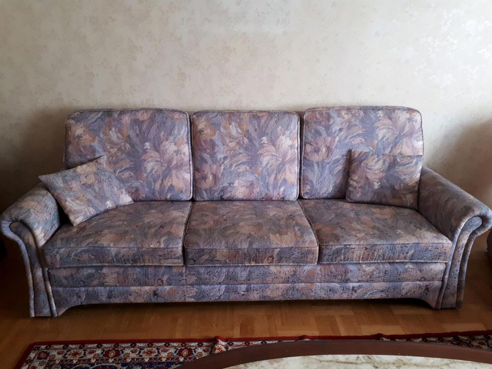 Sofa, Couch, 2 Sessel in Baden-Baden