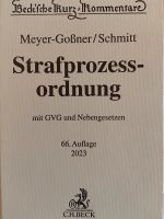 Meyer-Goßner/Schmitt StPO 66. Auflage 2023 Bayern - Welden Vorschau
