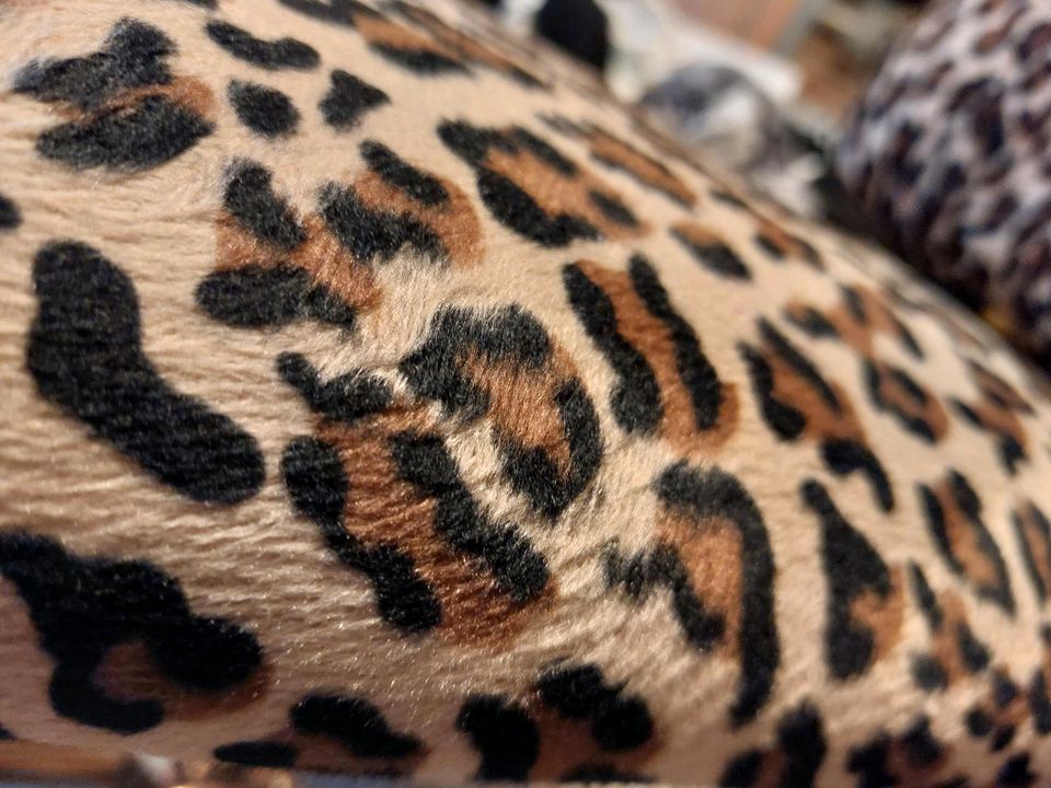 Bürostuhl gold Leopard animal print höhenverstellbar in Buchholz in der Nordheide