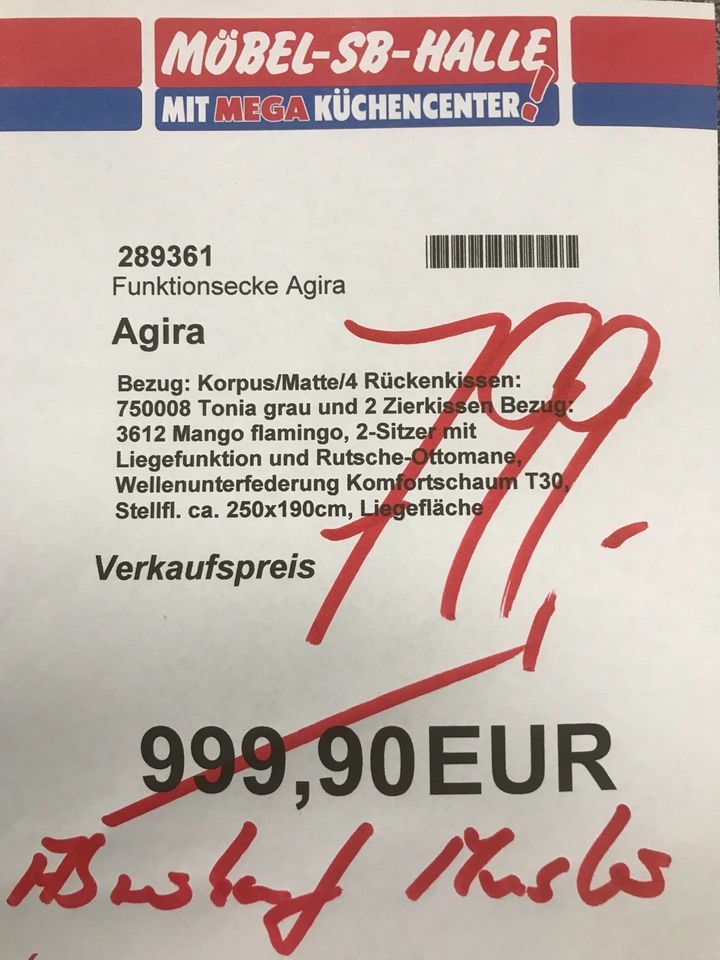 Polstergarnitur , Sofa, Couch statt 999,-€* in Reichenbach (Vogtland)