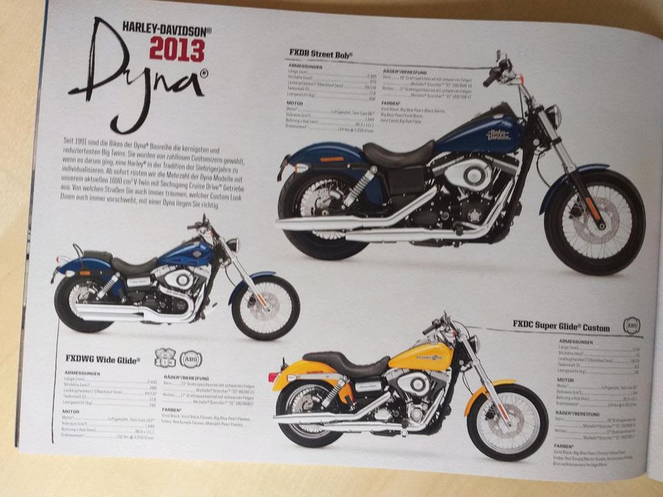 HARLEY-DAVIDSON 2013 Katalog + Preise # 110 deutsch NEU !! in Heimsheim