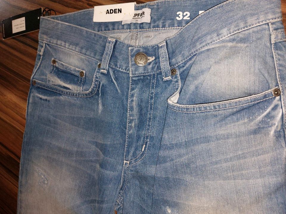 *NEU*Papfar Damen Jeans Hose S 34-36 Baggy 26 Aden 32 in Schimberg