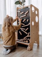 Magnetische Murmelbahn Kugelbahn Holzspielzeug Montessori Holz Kr. München - Neubiberg Vorschau