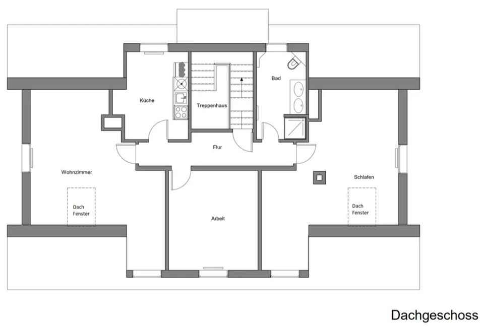 Geräumige, helle Dachgeschoss-Wohnung mit Weitsicht in Villingen-Schwenningen