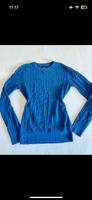 Blauer Strickpullover mit Zopfmuster Italy Mode Hessen - Marburg Vorschau