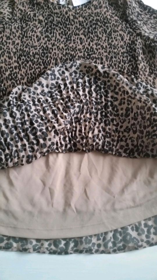 Bluse langärmlig Animalprint Leopardenmuster Größe 38 neu in Ahorn b. Coburg