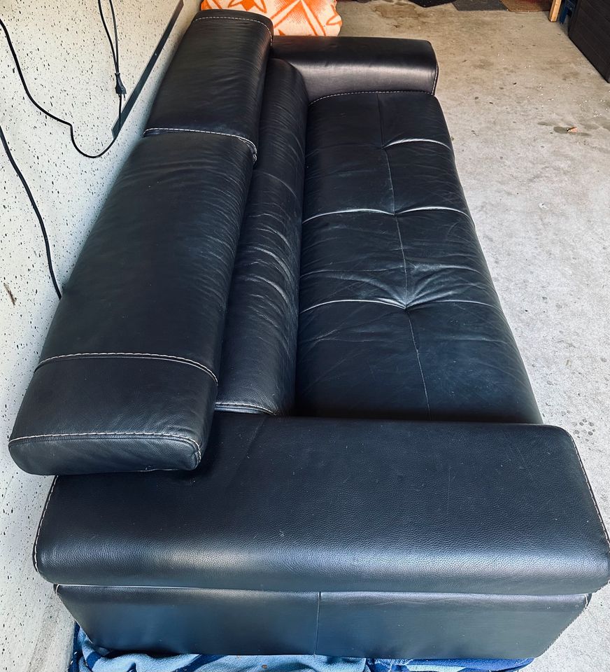 Natuzzi 3-Sitz-Sofa (Modell Avana: Leder) in Dresden