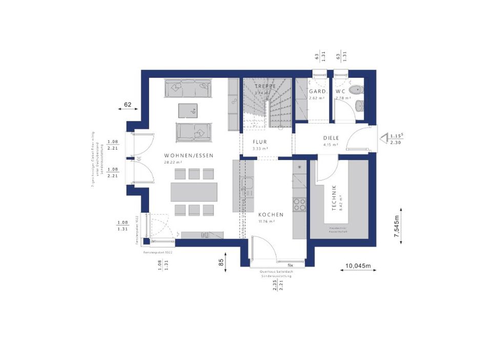 Bestpreisgarantie bei Bien-Zenker - Grundstück mit Bien-Zenker Einfamilien Haus EVO122 in Herrischried