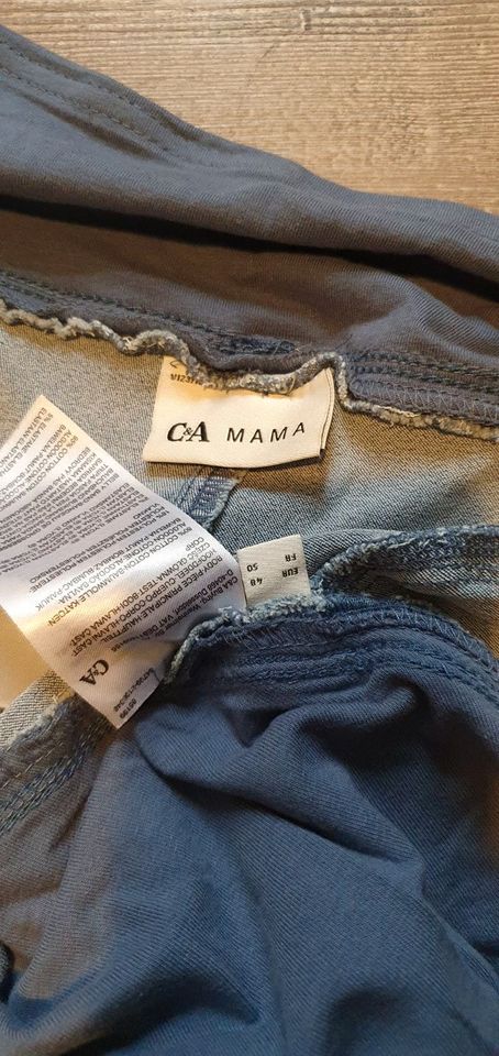 Umstandsmode Jeans Schwanger Hose blau C&A MAMA 48 in Dresden