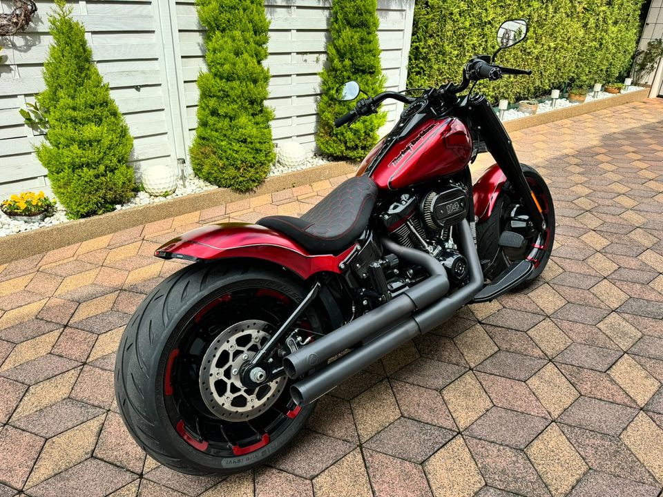 Harley Davidson Fat Boy 114 FLFBS Klappenauspuff Voll Umbau TOP! in Erkrath