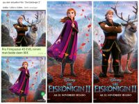 NEU: 2 Filmplakate 1,35m x 3,50m Frozen, Anna, Kristoff, Poster, Bayern - Neumarkt i.d.OPf. Vorschau