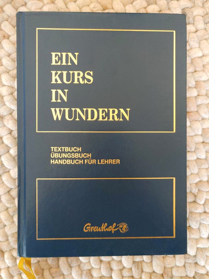 Buch kurs in wundern textbuch übungsbuch Spiritualität in Dresden