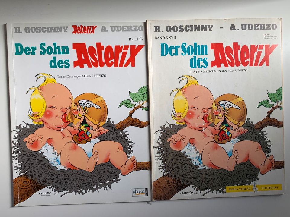 Asterix Alben Comic Obelix Erstausgabe Lexikon Idefix in Duisburg