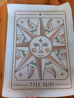 Tarot karte the Sun leinwand Nordrhein-Westfalen - Troisdorf Vorschau