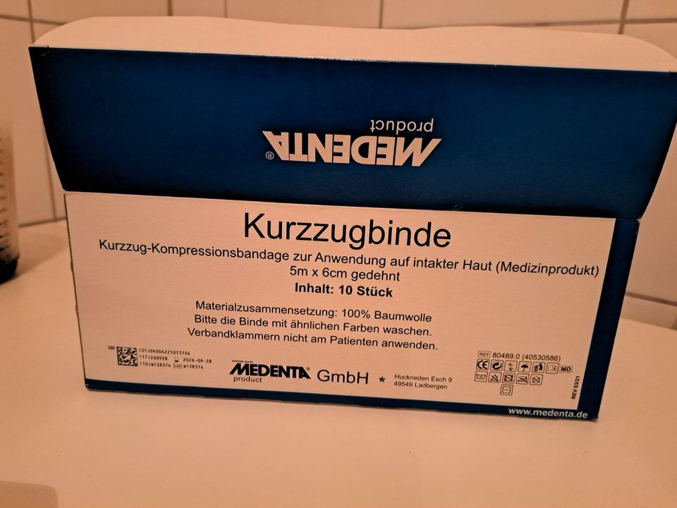 MEDENTA Kurzzug-Kompressionsbandagen - NEU - Breite: 6cm in Roßtal