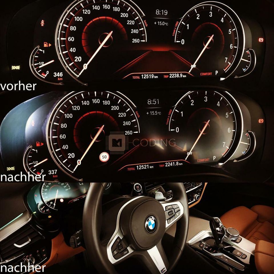 BMW Speed Limit Info SLI Nachrüstung F90 G11 G12 G30 G31 G01 G32 in Sinzig