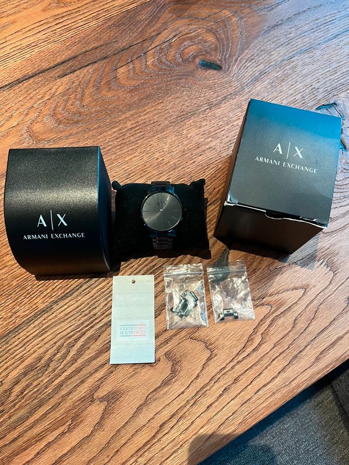 Uhr ARMANI Exchange 38mm Band 150mm + OVP + Zertifikat in Falkenstein