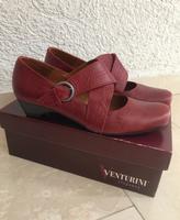 Venturini Spangenpumps Ballerinas mit Absatz schicke schuhe rot Bayern - Großostheim Vorschau