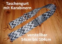 Taschengurt Gurtband Tasche schwarz weiß gold verstellbar DIY Rheinland-Pfalz - Lauterecken Vorschau