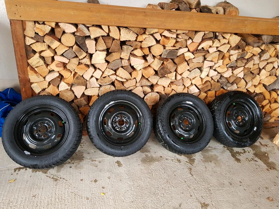 Stahlfelgen 5 ½ JJ x 14 ET 43 für MX5 NA/Miata 1991 +WR 185/60R14 in Igensdorf