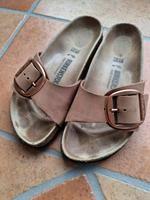 Birkenstock big buckle Madrid Gr 38 Rose gold Sandalen Herzogtum Lauenburg - Ratzeburg Vorschau