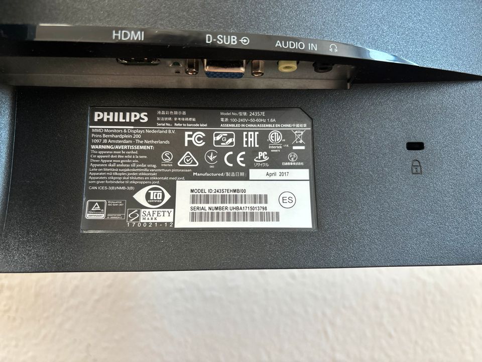 Bildschirm Monitor Display HDMI Anschluss 24 Zoll in Potsdam