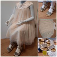 Tüllkleid Kleid festlich creme POMP DE LUX 122 128 & Sandalen 32 Wandsbek - Hamburg Farmsen-Berne Vorschau