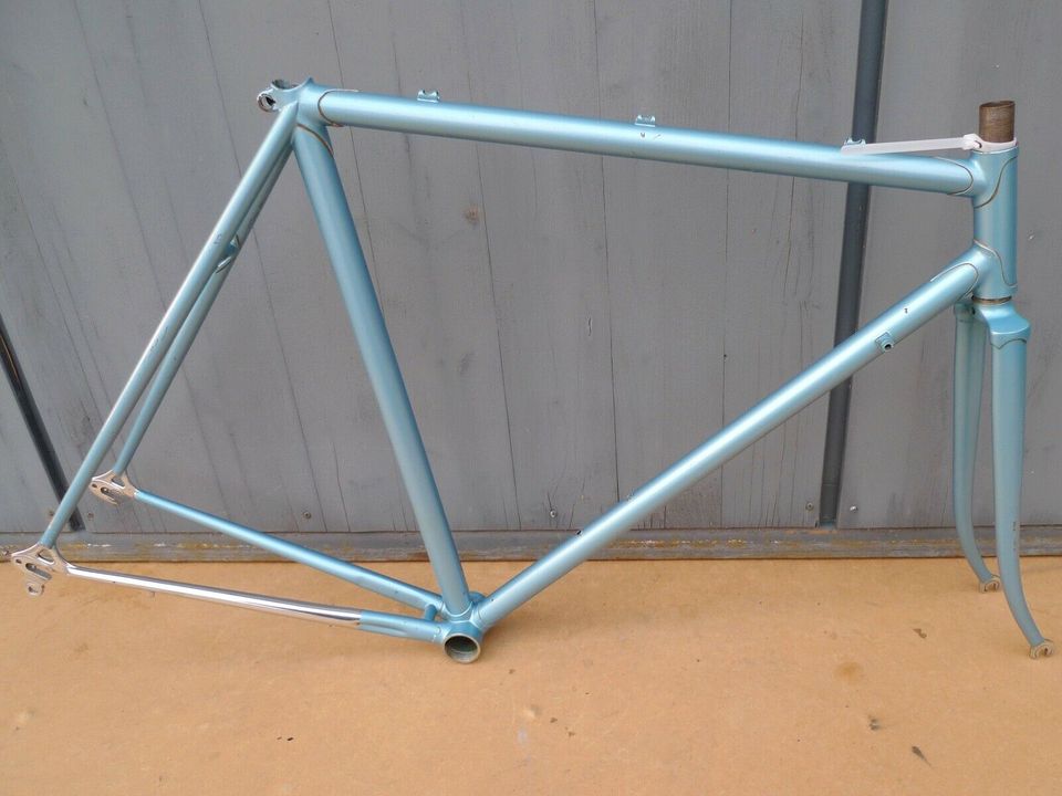 vintage Rennradrahmen EDEL blue France Rennrad 700c Stahl in Kehl