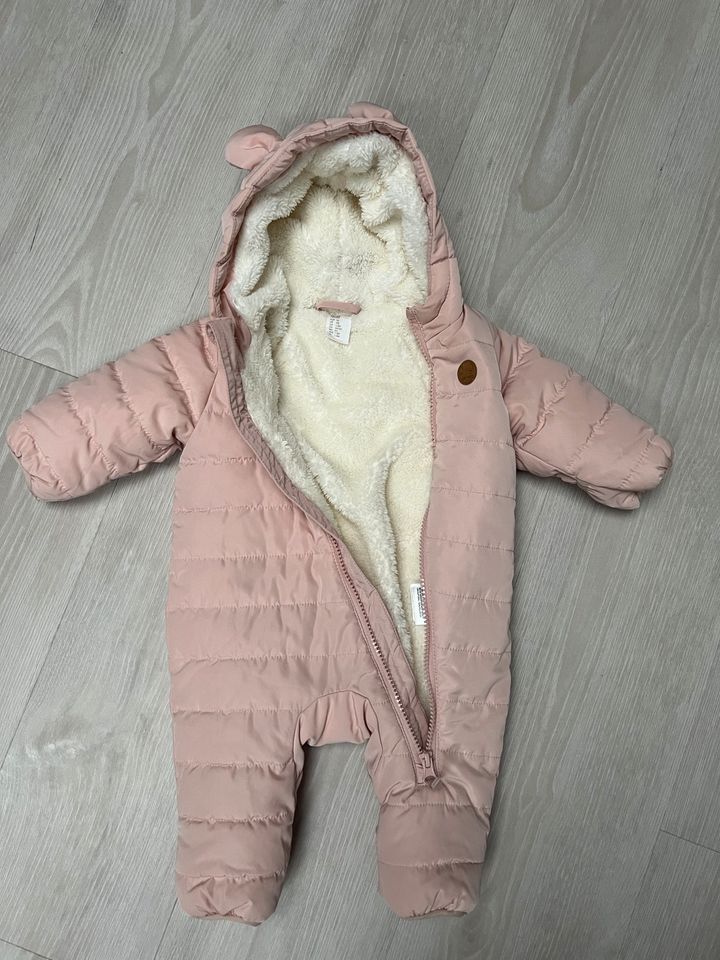 Baby Overall,gefüttert Pink in Östringen