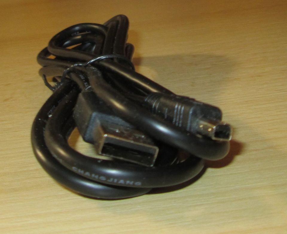 Set USB Kabel Typ A Mini B Stromkabel Datenkabel Ladekabel in Leinefelde