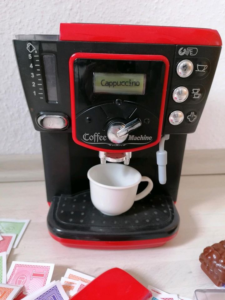 Kaffeemaschine Vollautomat Kinderküche Kaufladen Spiel Funktion in Erfurt