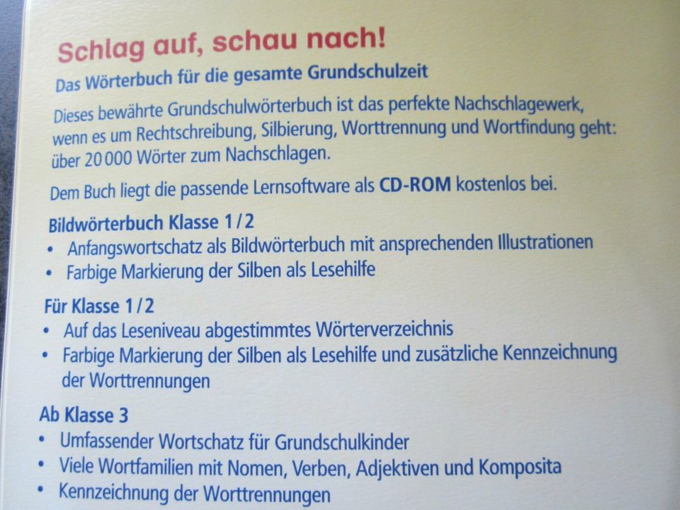 Wörterbuch für die Grundschule in Bayern - NEU!!! in Schönwald Oberfr.