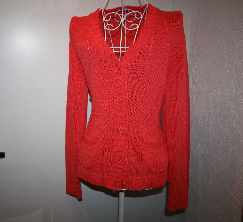 Strickjacke Jacke Gerry Weber Gr. L 42 coral in Kaub