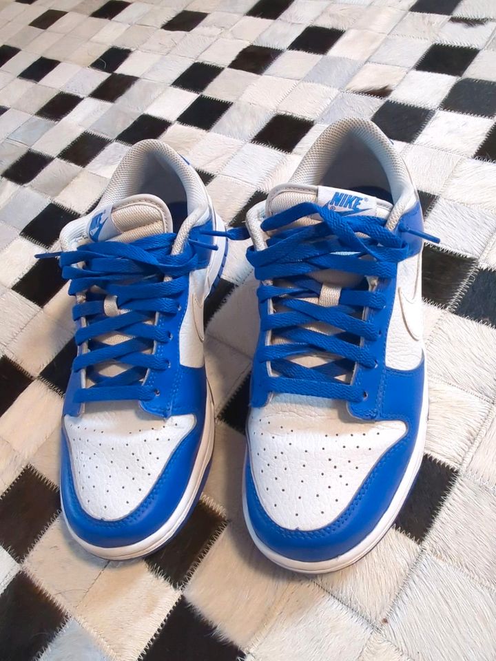 Nike Dunk Low FN3416-001 PHOTON DUST/WHITE/RACER BLUE  Gr. 42 in Düsseldorf